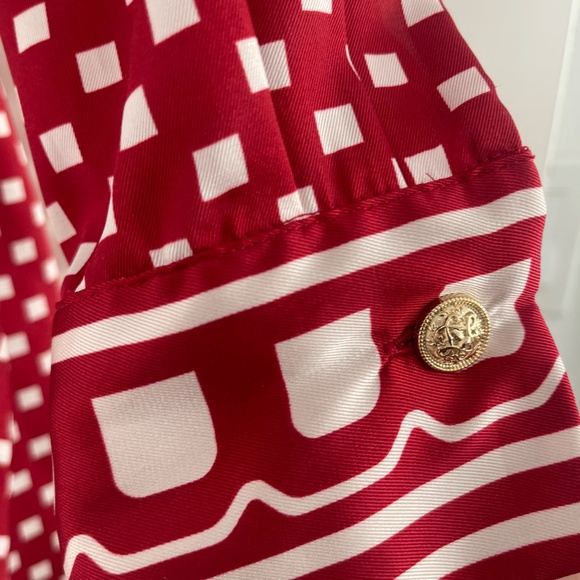 Marella Red Patterned Dress - Picture 3 of 3